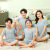 Parent-Child Pajamas Summer a Family of Three Or Four Boys and Girls Short Sleeve Suit Mother and Daughter Leisure Pajamas Air Conditioning Clothes Thin