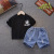 Boy Summer Clothing 2021 New Children's Clothing Children's Two-Piece Suit Korean Style Short Sleeve Suit 1-4 Years Old Fashion Wholesale Agent