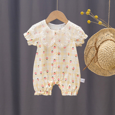 Newborn Baby and Infant Jumpsuit Women's Romper Summer 2020 New Jumpsuit Infant Clothing One Piece Dropshipping