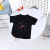 2021 Summer New Girls' Cartoon Short Sleeve T-shirt Baby Girls' Korean Fashion round Neck Casual Top Trendy Children's Clothing