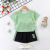 Children's Short-Sleeved Suit Running Sportswear Casual Quick Drying Clothes Boys and Girls Summer New T-shirt Shorts Two-Piece Set