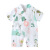 Baby Jumpsuit Summer Gauze Short Sleeved Kazakhstan Internet Celebrity Hanfu Baby Pajamas Wholesale One Piece Dropshipping