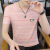 2021 Korean Style Summer Breathable Fashion round Neck Striped Short Sleeve T-shirt Men's Trendy Base Shirt Half Sleeve