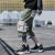 Workwear Shorts Men's Summer New Pants Colorblock Casual Pants Men's Japanese Fashion Brand-Bag Cropped Pants Men