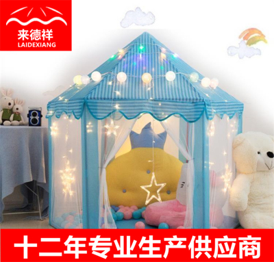 Children's Indoor Tulle Hexagonal Tent Baby Decoration Game House Princess Game Castle Tent Toy House AE