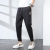 Men's Japanese Cropped Harem Pants Fashion Brand Summer Trendy Loose Tappered Pants Ankle-Tied Ice Silk Casual Pants Autumn