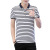 Men's Ice Silk Short Sleeve T-shirt Men's Polo Shirt Plaid Summer Trendy Shirt Collar with Lead Men's Clothes Summer Wear