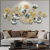 New Chinese Style Affordable Luxury Style Wall Decoration Living Room Sofa Background Wall Pendant Bedroom Wall Hangings Ginkgo Leaf Wall Decoration