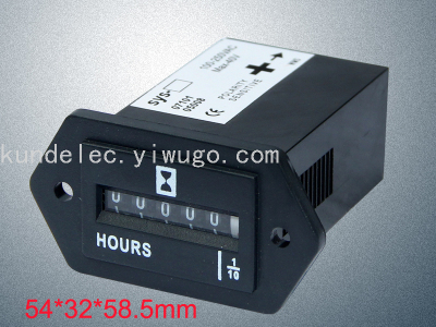 SYS Hour Meter black color profesional products factory supply