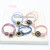 Korean New Crystal Rubber Band Creative Letters Hairtie Hair Ring Stall 1 Yuan 2 Yuan Headdress Supply Wholesale