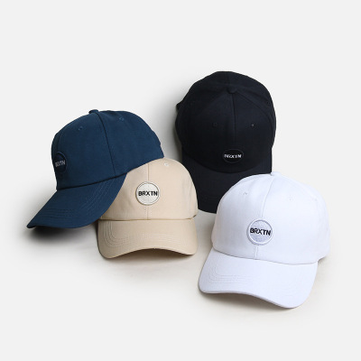 Alphabet Peaked Cap Japanese-Style Retro Soft Top Baseball Cap Trendy Korean Style Casual Sun-Proof Sun Hat Male Hat