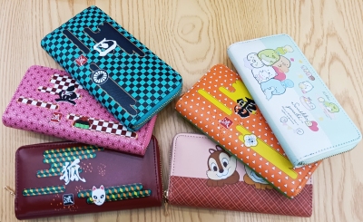 New Cute Cartoon Wallet Clutch Wallet Foreign Trade Export to South Korea Southeast Asia and Other Countries Yiwu Manufacturers