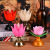 Lotus Candle Swing Led Light Customized Factory Direct Supply Creative New Candle Home Buddha Worship Birthday Light