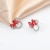 Sterling Silver Needle Korean Mickey Mouse Bowknot Earrings Girl Cute Stud Earrings