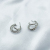 Amazing Girl Jinchen Same Style Earrings Shen Seakea Metal Multi-Layer Ear Ring Earrings Ear Studs