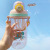 Student Portable Strap Cute Large-Capacity Water Cup Plastic Cup Outdoor Sports Bottle 650ml Girl Heart