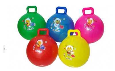 Cartoon Ball Children's Toy PVC Inflatable Ball Knob Large Jump Ball Ball Cartoon Jumping Ball Ball Bouncing Ball