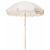 Customized Umbrella Seaside Sun Umbrella Tassel Outdoor 1.8 M Solid Wood Pure White Beach Umbrella