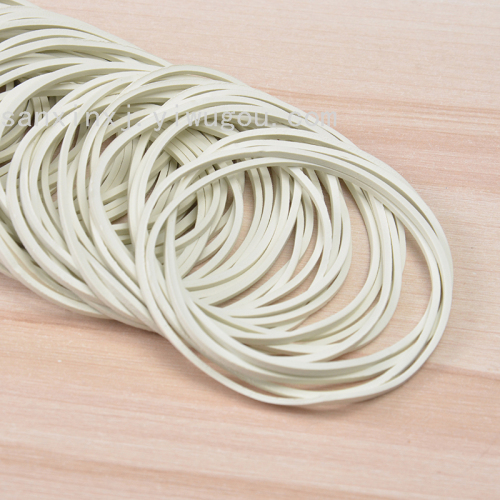 vietnam yue yi original high temperature resistant 38*1.4 white rubber band rubber ring elastic band rubber band custom wholesale