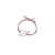 Korean-Style Simple Alloy Love the Arrow of Love Hair Rope Rubber Band Internet Celebrity Isn Elastic Love Hair Band Hair Rope for Women