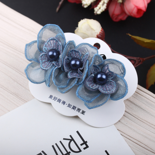 Ten Yuan Store Jewelry Barrettes Headwear Korean Spring Clip Top Clip Simple Adult Rhinestone Hairpin Lady Ponytail Clip