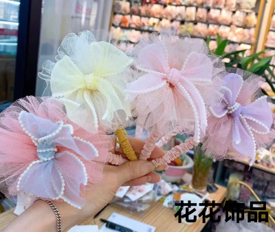 Children's Hairpin Internet Celebrity 2021 New Hair Band South Korea Does Not Hurt the Head Girls Western Style Love Super Cute Internet Celebrity