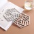 Nordic Style Hollow Solid Color Teacup Mat Daily Household Heat Proof Mat Anti-Scald Pan Mat Coasters High Temperature Resistance Dish Mat