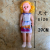 Cross-Border Factory Direct Sales Single OPP Bag Barbie Doll Fat Children Doll Stall Doll Toy Little Girl