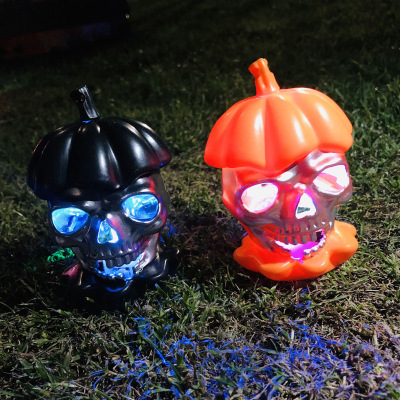 Halloween Hollow Skull Light New Bar KTV Decoration Props Candle Light Led Small Night Lamp Pumpkin Lamp