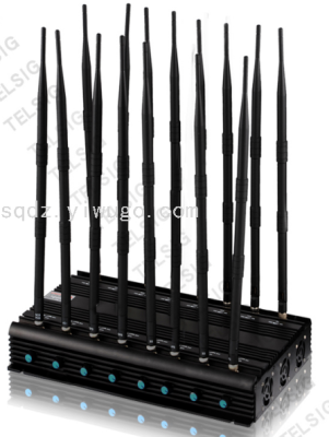 Signal Jammers 18 Antenna Desktop Adjustable 2345g WiFi Signal Jammer
