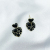 Niche High-Grade Sterling Silver Needle Earrings Trendy Korean Internet Celebrity French Style Design Personalized Earrings