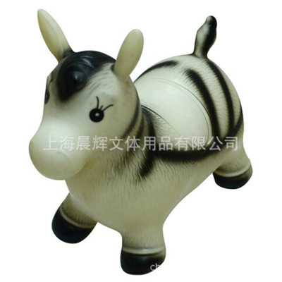 PVC Materials Inflatable Horse Niu Lu Cartoon Horse Exported to the United States and Europe 16P Material Standard
