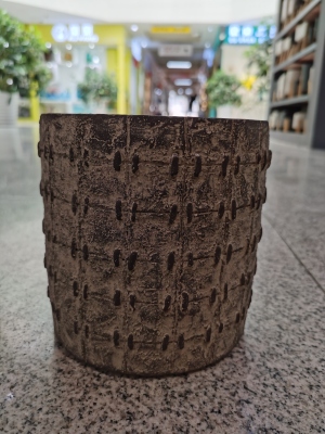 Cement Flowerpot Can Be Used for Outdoor Planting Plant Bonsai, Planting Succulent Garden Layout Fish Tank Flower Arrangement Vase