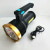 New LED Strong Light Portable Lamp Built-in Battery Belt Power Display White/Yellow Light Portable Power Torch