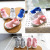 Penguin Student 2021 Summer Hollowed Leisure Solid Color Beach Shoes Baby Hook & Loop Korean Style Baby Sandals Foreign Trade