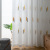 Nordic Modern Ins Style Mesh Curtains Finished Product Light Transmission Nontransparent Embroidery Yarn Balcony Bay Window Wheat White Mesh Curtains Window Screen