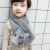 New Korean Princess Male and Female Baby Toddler Children Teens Parent-Child Rabbit Fur Children's Scarf Thickened Warm and Cute