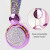 Headset Plush Headset Cute Children's Wired Headset Fur Ball Onion Powder Children's Electroplating Computer Headset.