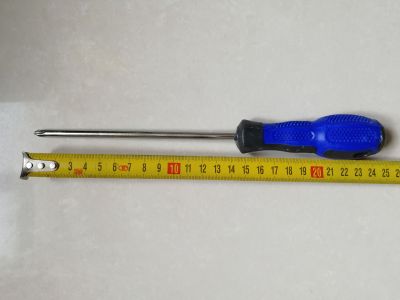 D1335 6-Inch Blue Handle Screwdriver Cross 24 New Dismantlement Tool Crosshead Screwdriver Yiwu 2 Yuan Two Yuan Store