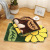 Yuqi SUNFLOWER Absorbent Floor Mat Cartoon Doormat Entrance Bathroom Non-Slip Mat Bedroom Bathroom Bathroom Step Mat