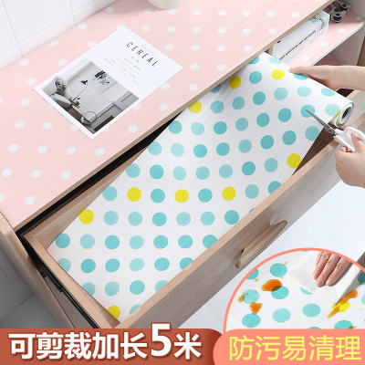 Drawer Liner Cabinet Waterproof Moisture-Proof Stickers Household Wardrobe Shoe Cabinet Mat Kitchen Desktop Oil-Proof