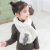 New Korean Princess Male and Female Baby Toddler Children Teens Parent-Child Rabbit Fur Children's Scarf Thickened Warm and Cute