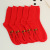 Niu Nian Zodiac Anniversary Year Red Socks Men and Women Couple Wedding Ceremony Festive Red Trample Large Red Socks Factory Wholesale