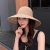 Wash Folded Hat Summer Women's Sun-Proof Korean-Style Sun-Proof Sun Hat Big Brim Beach Bucket Hat Knitted Hat Women'sstock