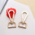 Factory Direct Sales High Quality Zinc Alloy Key Ring Bags Accessories Thickened Snap Hook Buckle D Tail Electroplating Color Retention