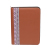 Hot selling a4 size leather personalized business travel zip