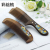 Factory Direct Sales Natural Log Gradient Two-Color Wood Painted Moon Comb Relief Craft Comb