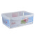 Household Storage Box Crisper Transparent Sealed Box Rectangular Set Refrigerator Microwave Bento Box Lunch Box with Lid