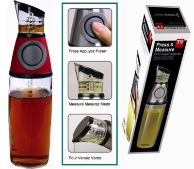 Cross-Border Hot Selling Kitchenware Oil Controlling Bottle Anti-Leakage Soy Sauce Glass Bottle Metering Health Press Oil Bottle Vinegar Bottle