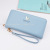 Women's Bag Women's Wallet Single Pull Bag Card Bag Pu Wallets for Women Clutch Litchi Pattern Mobile Phone Bag